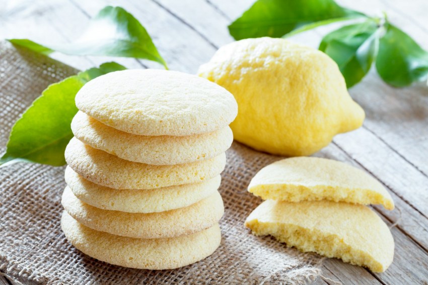 Печенье с лимонной цедрой