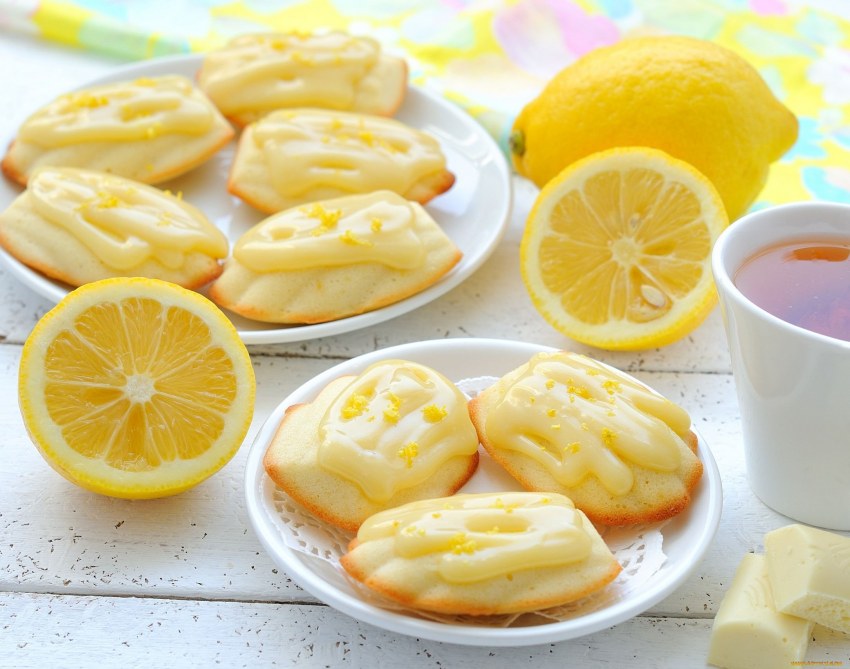 Лимонное печенье с маком