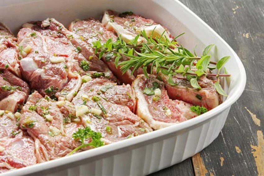 Мясо в маринаде для шашлыка