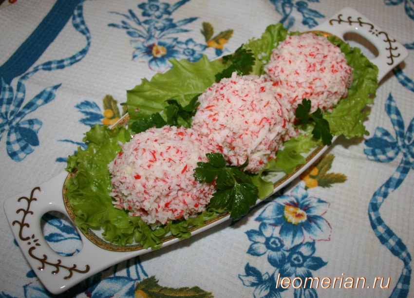 Салат Рафаэлло с курицей и грибами