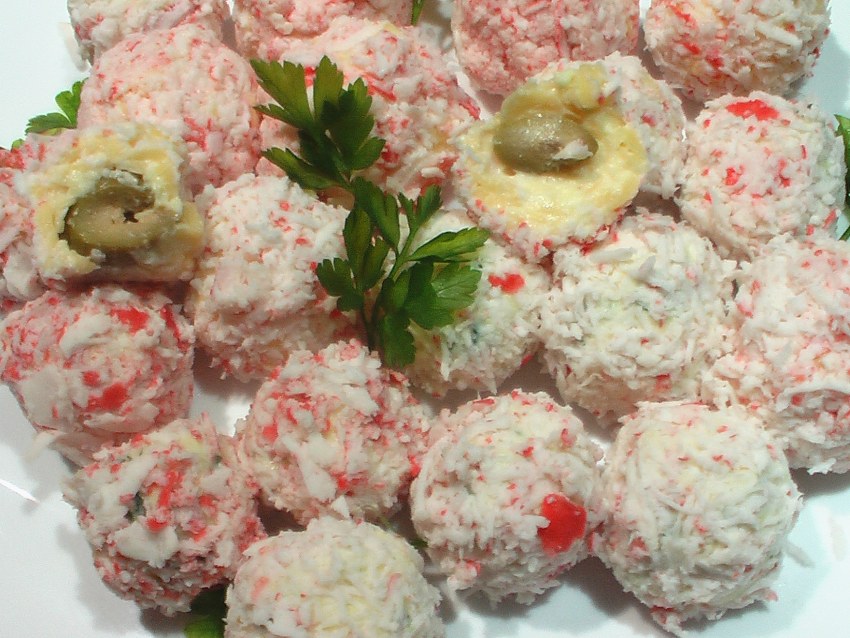 Рафаэлки из крабовых палочек