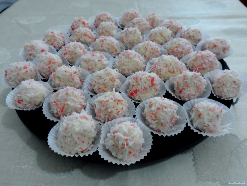 Рафаэлки с крабовыми палочками