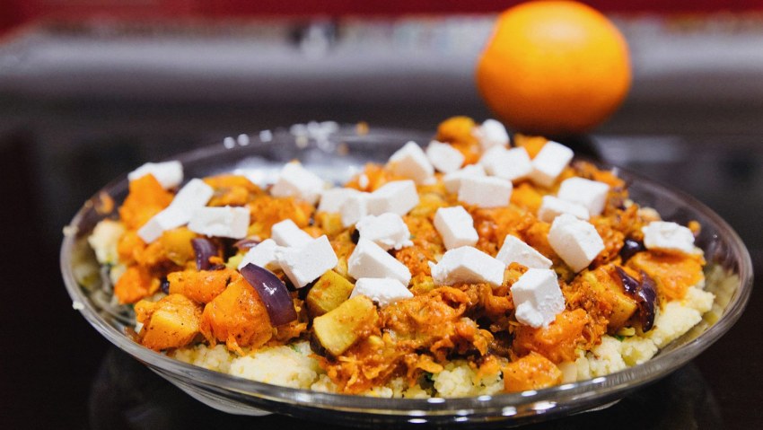 Тыква с кускусом
