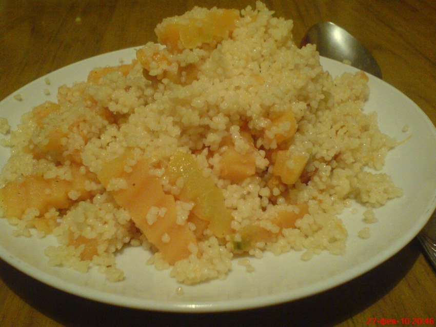 Тыква с кускусом