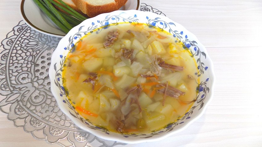 Щи с крошевом