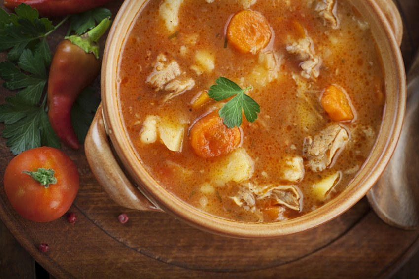 Щи с квашеной капустой