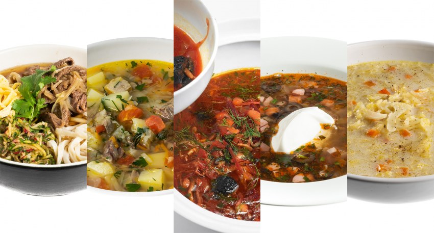 Суп с куриного филе и овощами