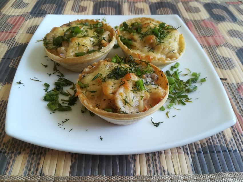 Холодная закуска из кальмаров