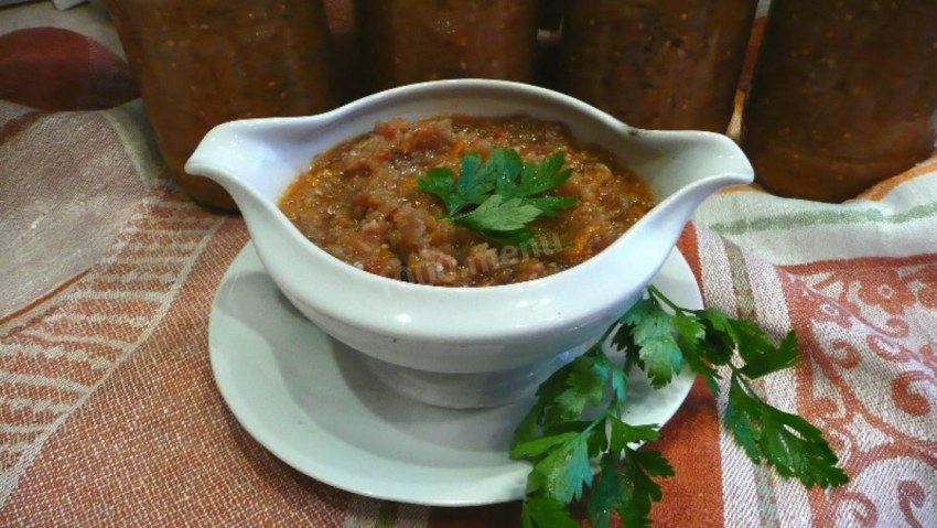 Кабачковая икра и баклажанная икра