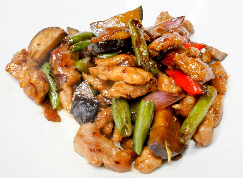 Курочка терияки с овощами