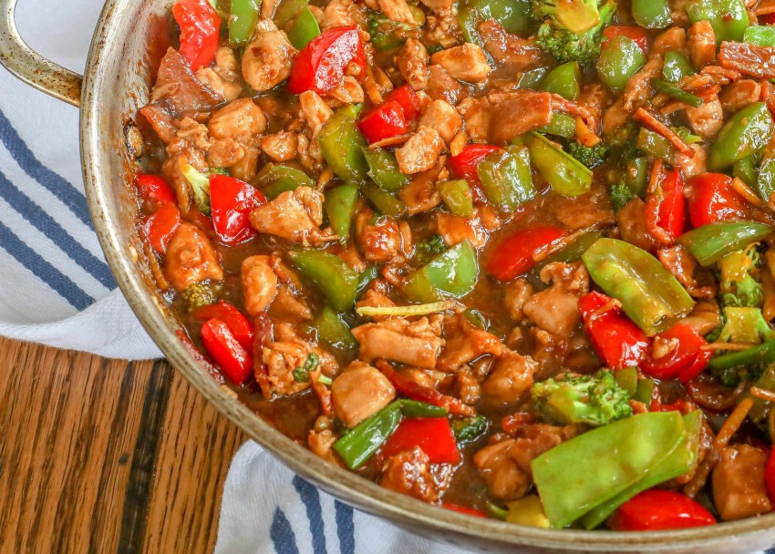 Говядина с овощами по-китайски