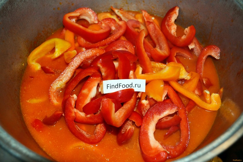 Лечо с чесноком