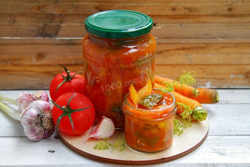 Закуска из перца болгарского на зиму