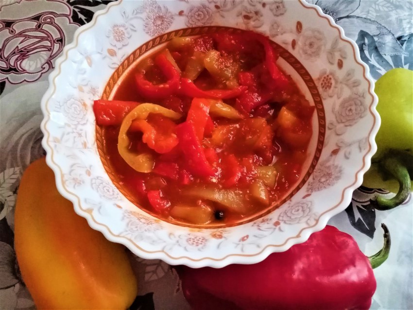 Лечо из зеленого перца рец