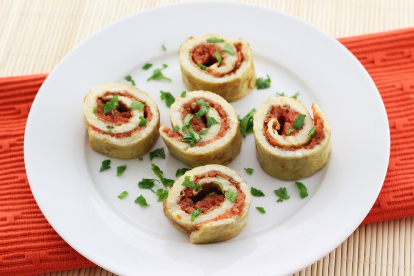 Омлетный рулет