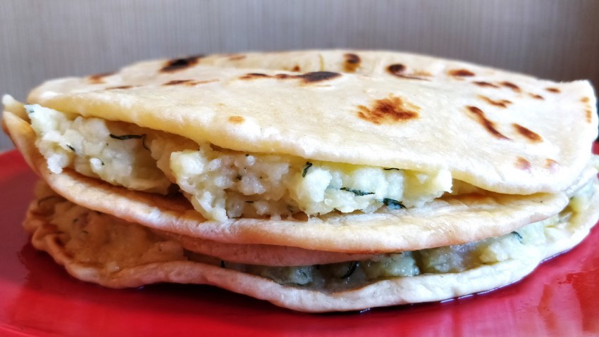 Татарская кухня кыстыбый