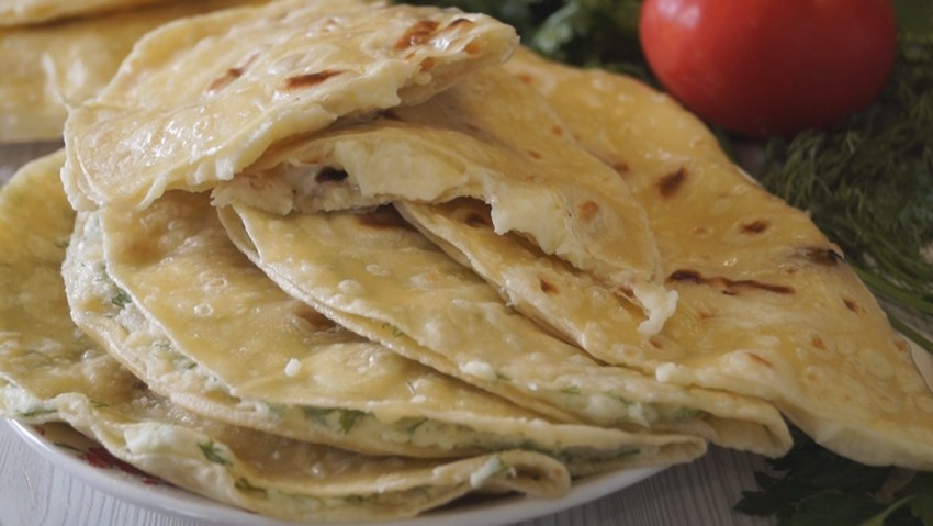 Татарская кухня кыстыбый