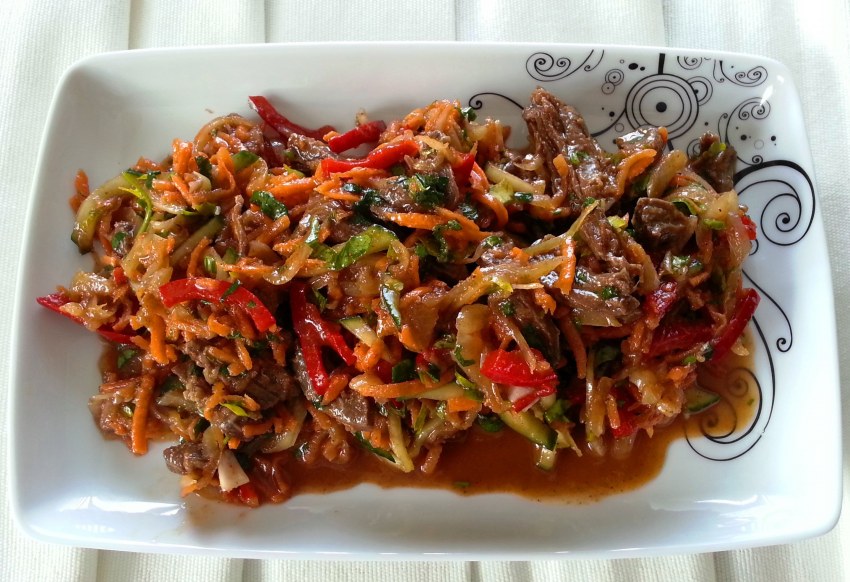 Салат Хе из мяса
