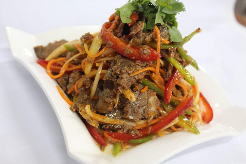 Корейский салат с мясом