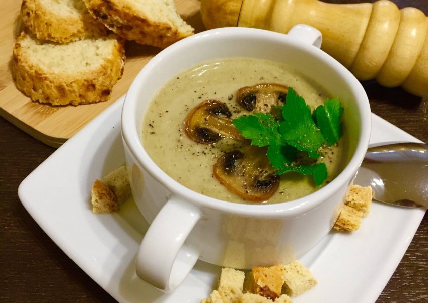 Похлебка Гороховая с грибами