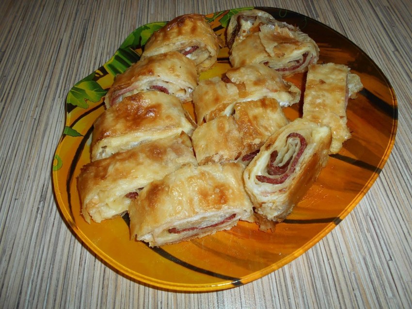 Выпечка из лаваша на сковороде