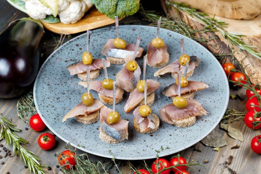 Брускетта Salmon
