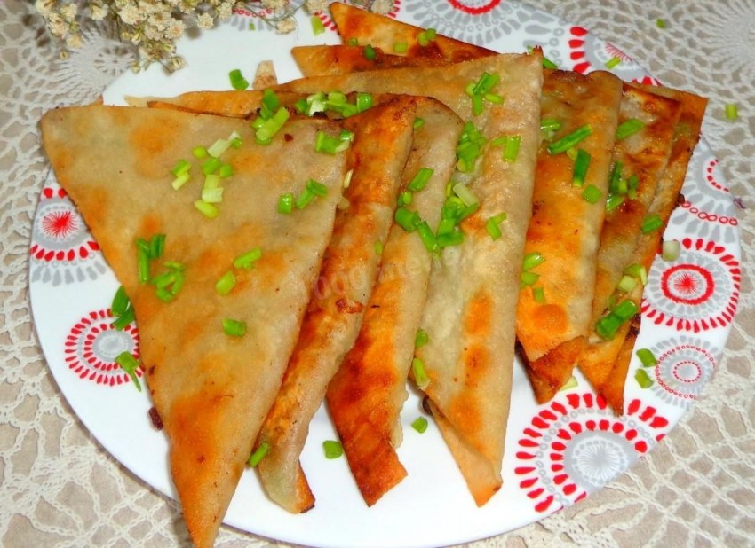 Чебуреки из лаваша