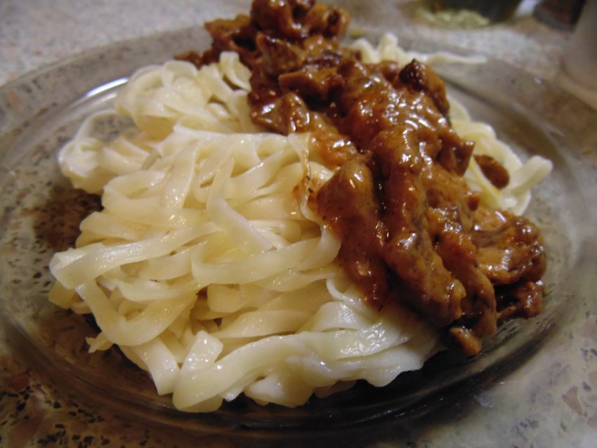Beef Stroganoff по бразильски