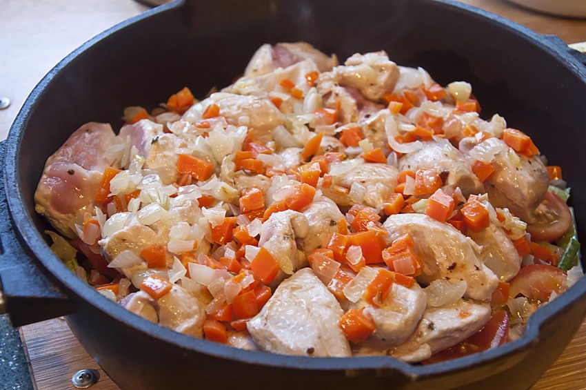 Гювеч из курицы