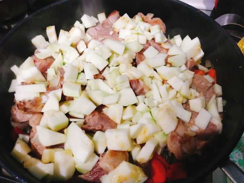 Курица с овощами