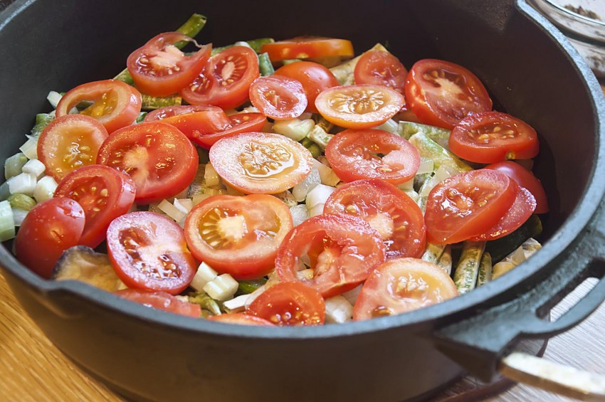 Гювеч с сыром