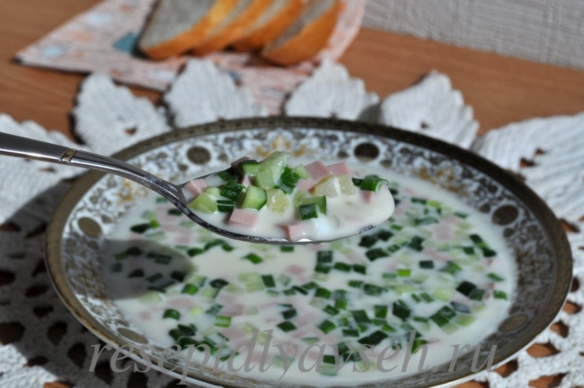 Окрошка домашняя