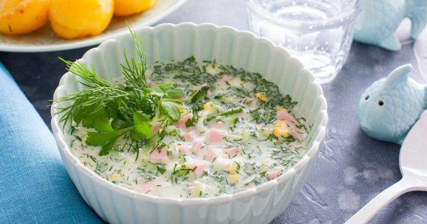 Окрошка на минералке