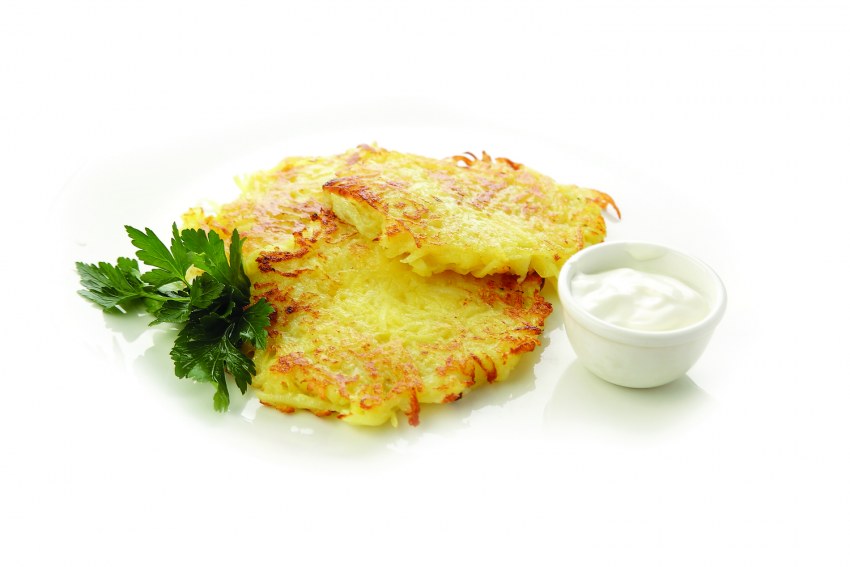 Капустные оладьи с сыром