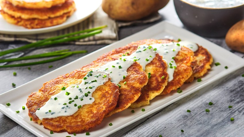 Драники с начинкой
