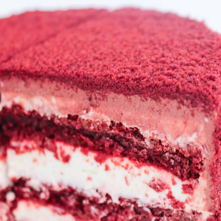 Торта "красный бархат" (Red Velvet).