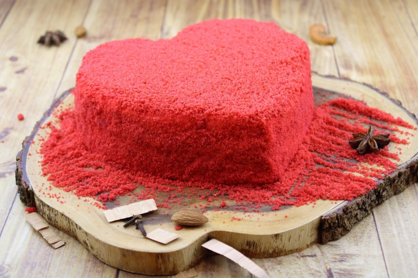 Торта "красный бархат" (Red Velvet).