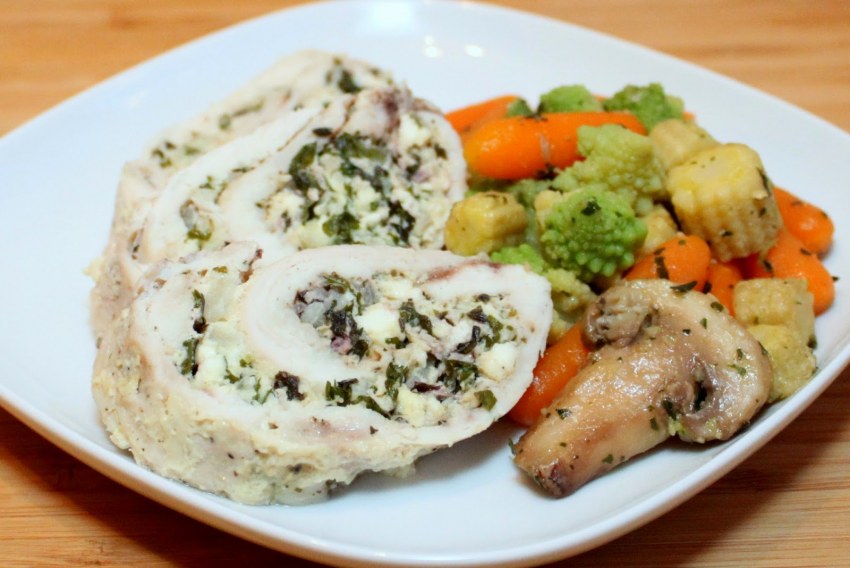Куриные рулетики с сыром