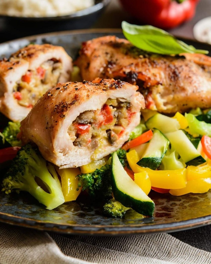 Куриные рулетики на закуску