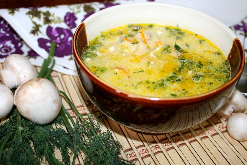 Сырный суп про100 кухня