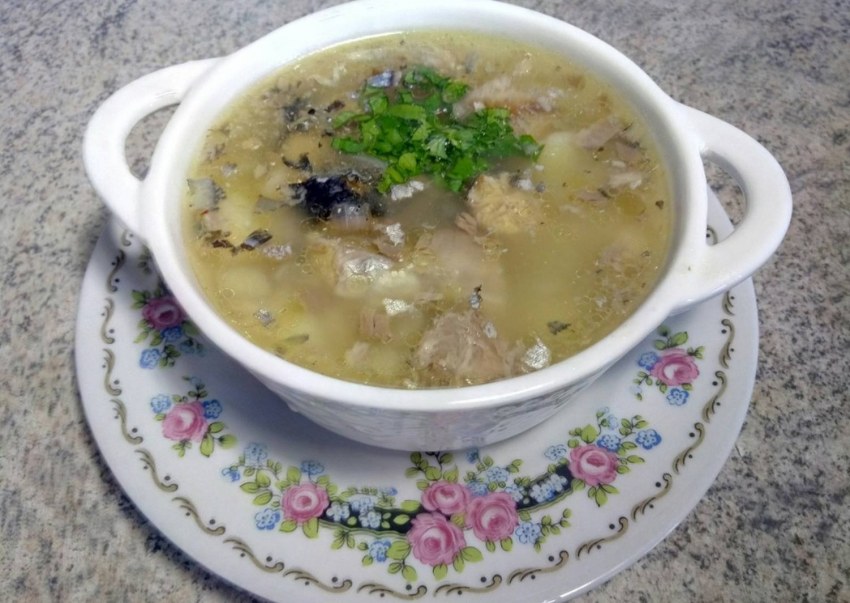 Рассольник рыбный