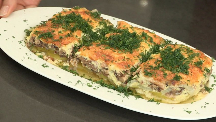 Рыбная запеканка "по-царски"