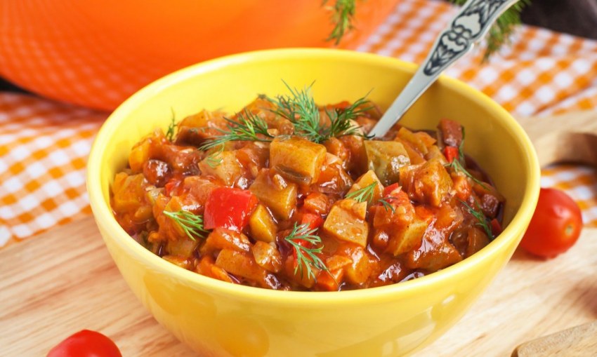 Рагу с перловкой
