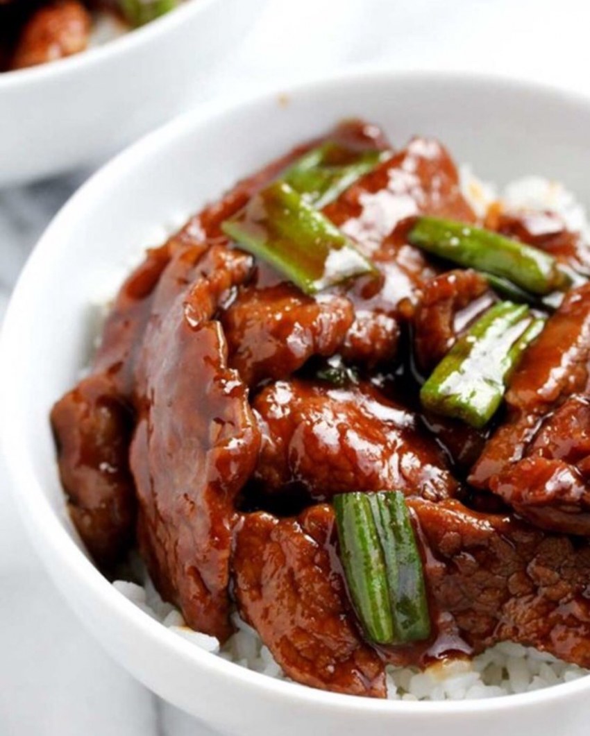Mongolian Beef блюдо