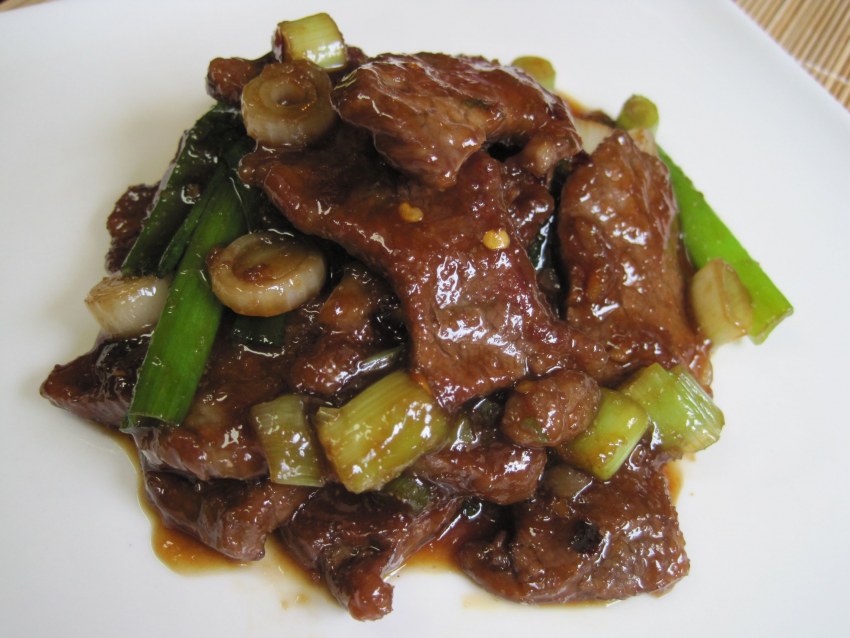 Мясо по монгольски