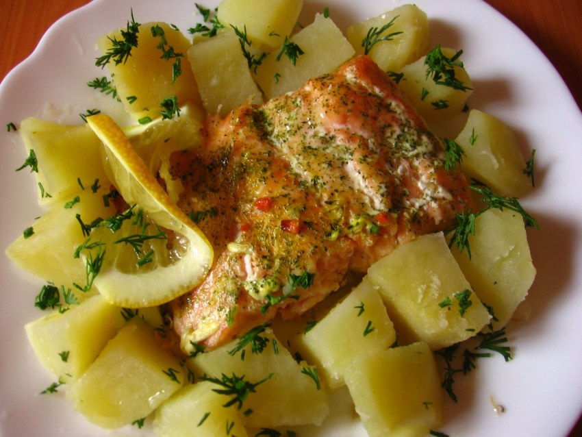 Рыба с картошкой
