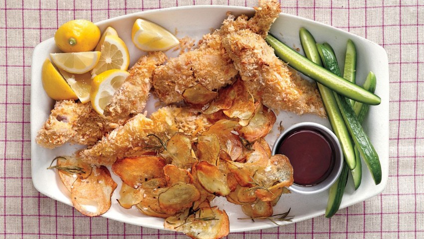 Fish and Tamarind with Green Baked in the Oven