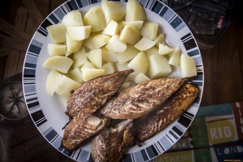 Fish & Chips лосось