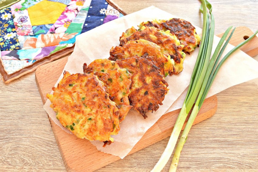 Драники из картофеля и моркови