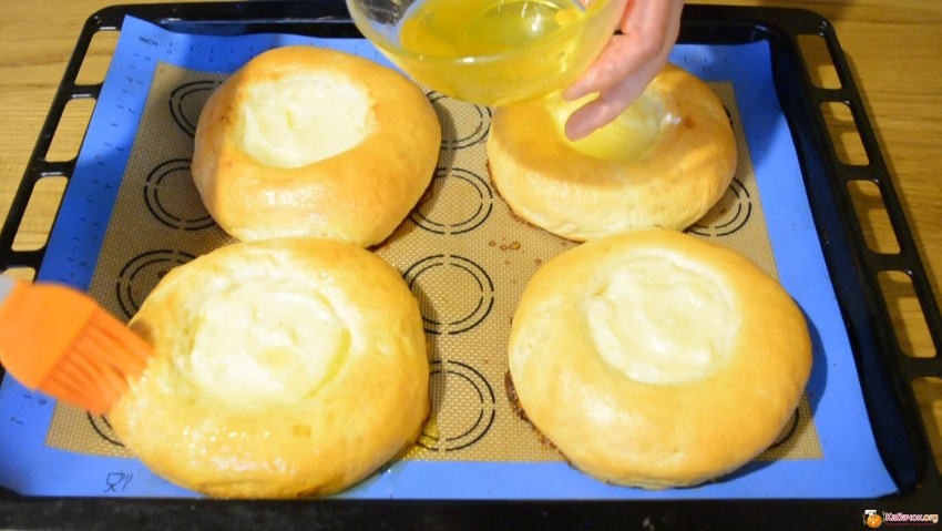 Пирожное Павлова с лимонным курдом